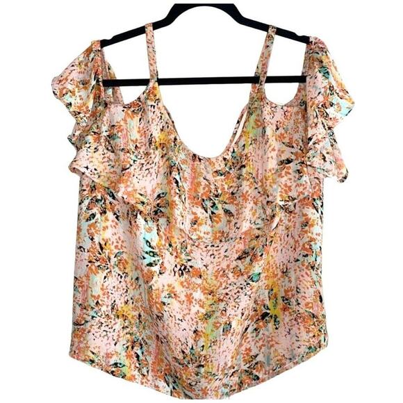 Apt. 9 Tops - APT‎ 9 Women's Cold Shoulder Relaxed Fit Blouse Sz XXL